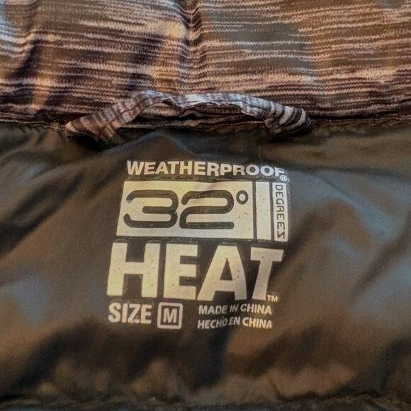 32 Degrees Gray Black Puffer Vest - Medium - Pockets, Outdoor Transitionsl - Picture 4 of 9